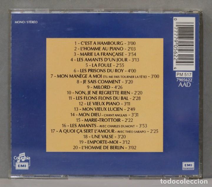 CDs de m&uacute;sica: CD. EDITH PIAF. 25 ANNIVERSAIRE. VOLUME 2 - Foto 2