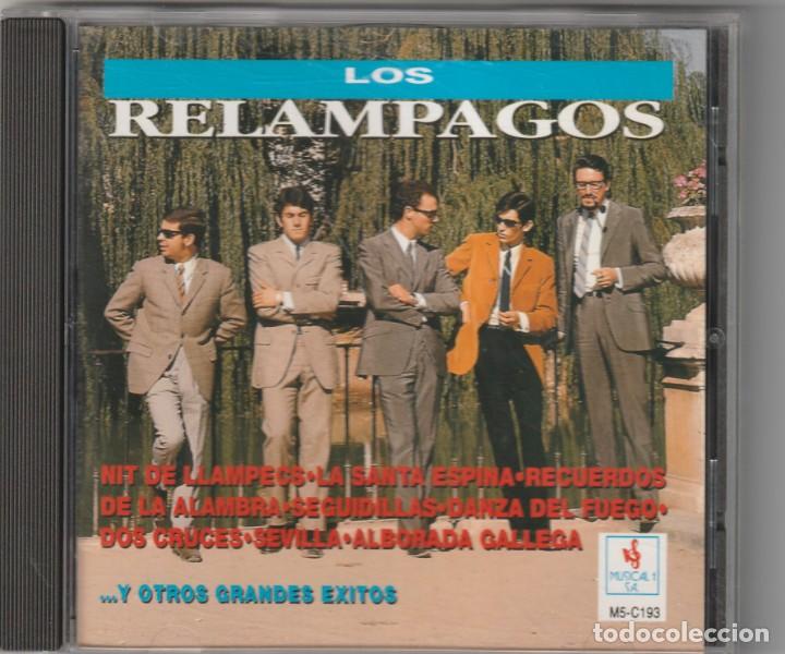CDs de m&uacute;sica: LOS RELAMPAGOS - NIT DE LLAMPECS Y OTROS EXITOS (CD MUSICAL 1, 1992) - Foto 1