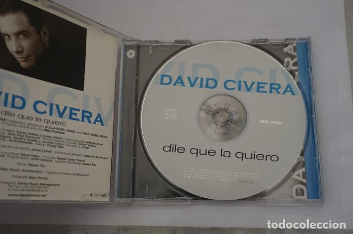CDs de m&uacute;sica: CD - DAVID CIVERA - DILE QUE LA QUIERO - Foto 2