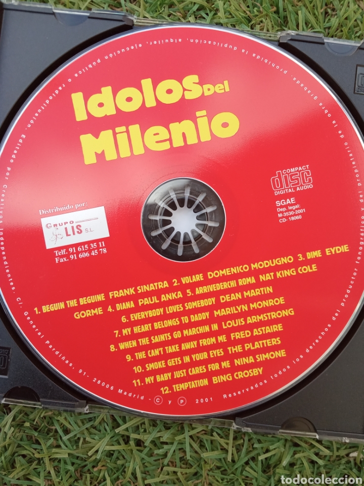 CDs de m&uacute;sica: Cd IDOLOS DEL MILENIO &rdquo; VERSIONES ORIGINALES &rdquo; - Foto 2