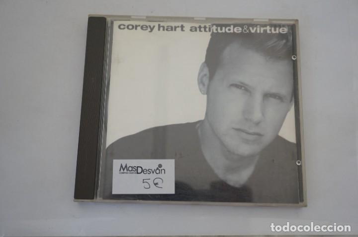 CDs de m&uacute;sica: CD - COREY HART ATTITUDE & VIRTUE - Foto 1