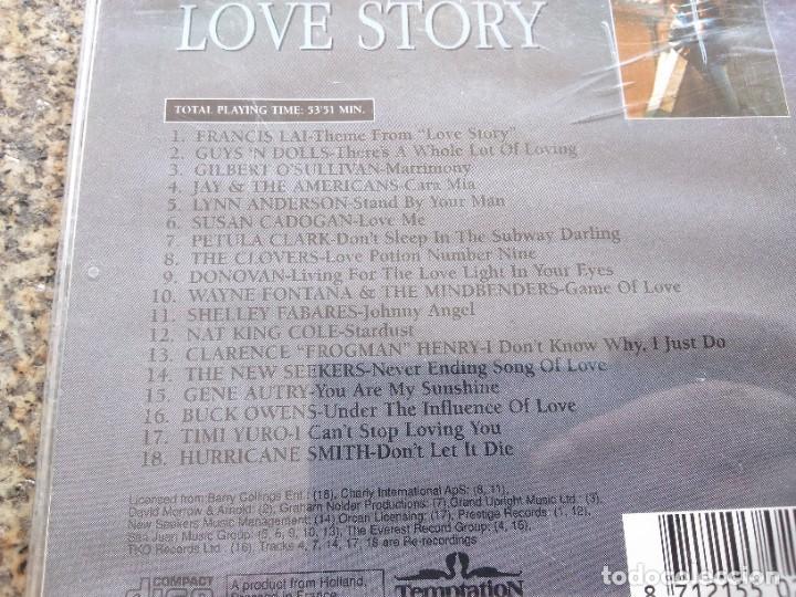 CDs de m&uacute;sica: CD -- LOVE STORY -- 18 TEMAS -- - Foto 2
