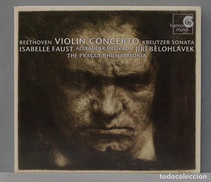CDs de m&uacute;sica: CD. Violin Concerto. Kreutzer Sonata. BEETHOVEN. FAUST - Foto 1