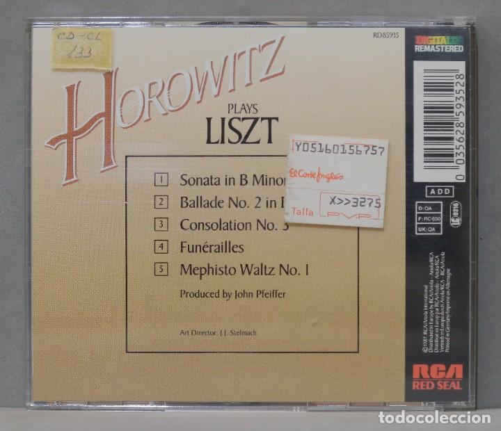 CDs de m&uacute;sica: CD. Horowitz Plays Liszt - Foto 2