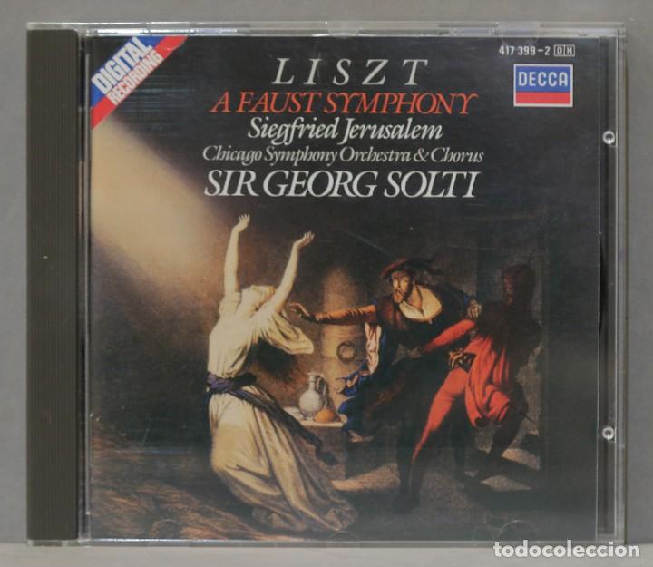 CDs de m&uacute;sica: CD. Solti. A Faust Symphony. LISZT - Foto 1