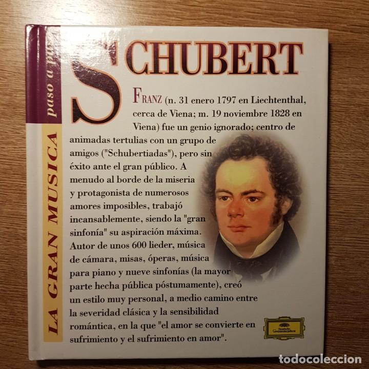 CDs de m&uacute;sica: LIBRO CD LA GRAN M&Uacute;SICA PASO A PASO. SCHUBERT - Foto 1