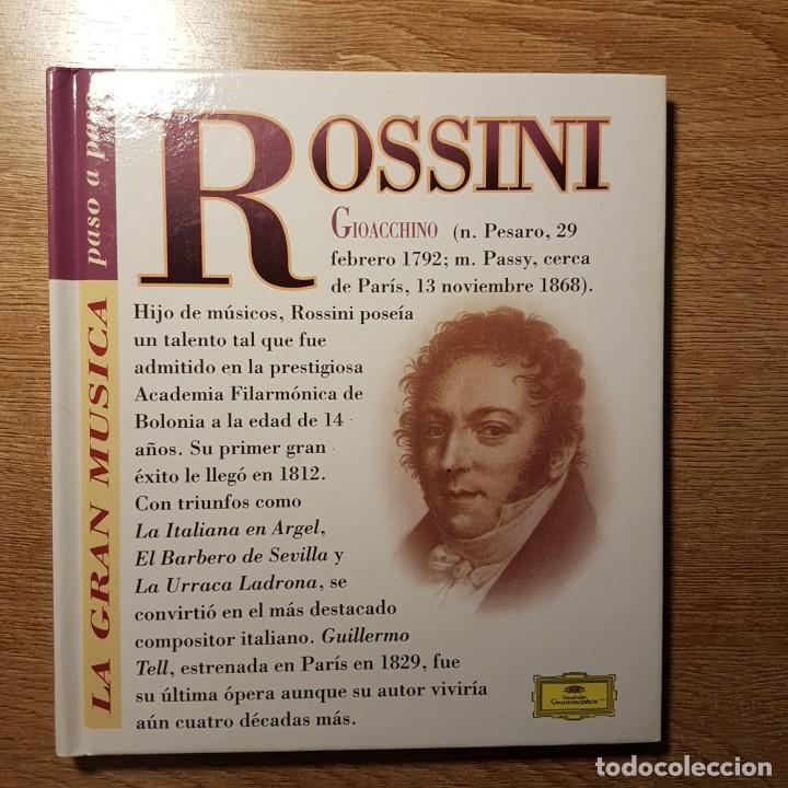 CDs de m&uacute;sica: LIBRO CD LA GRAN M&Uacute;SICA PASO A PASO. ROSSINI - Foto 1