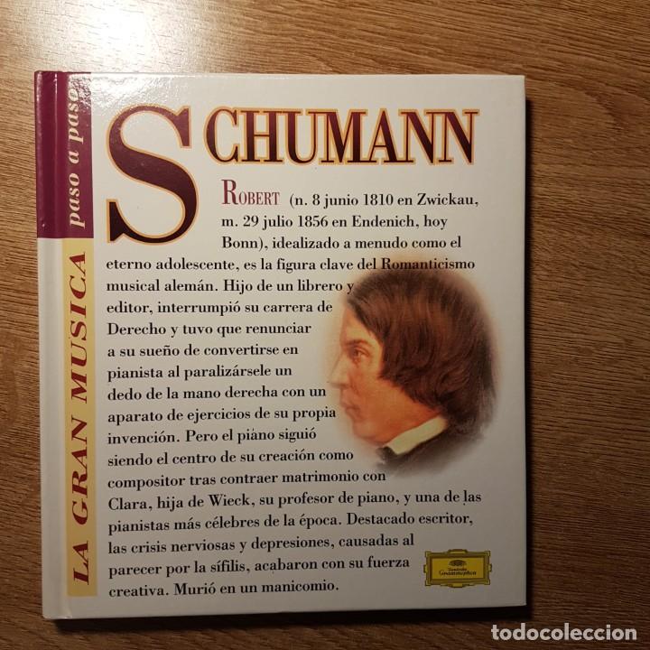 CDs de m&uacute;sica: LIBRO CD LA GRAN M&Uacute;SICA PASO A PASO. SCHUMANN - Foto 1