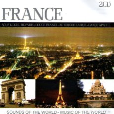 CDs de Música: DOBLE CD ALBUM: FRANCE - SOUNDS OF THE WORLD - 40 TRACKS - PROMO SOUND - AÑO 2006