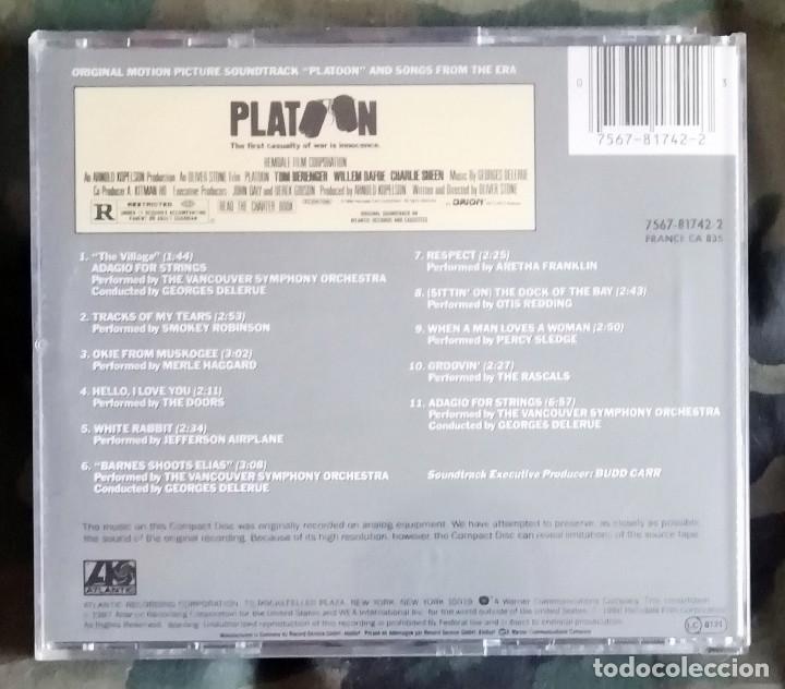CDs de m&uacute;sica: Platoon CD, Europe 1998 - Foto 2