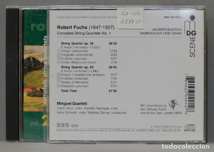 CDs de m&uacute;sica: 2 CD. Fuchs. Minguet Quartett. Complete String Quartets. OPP 58-106 - Foto 2