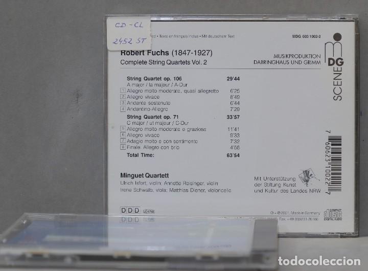 CDs de m&uacute;sica: 2 CD. Fuchs. Minguet Quartett. Complete String Quartets. OPP 58-106 - Foto 4