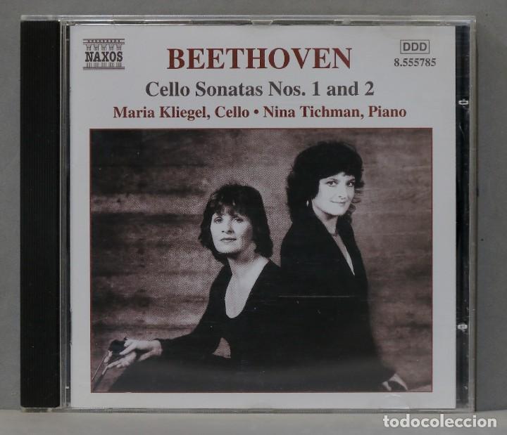 CDs de M&uacute;sica: CD. BEETHOVEN. CELLO SONATAS 1 2. KLIEGEL. TICHMAN