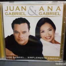 CDs de Música: JUAN GABRIEL & ANA GABRIEL CD SIMPLEMENTE AMIGOS 2007 SONY USA PEPETO