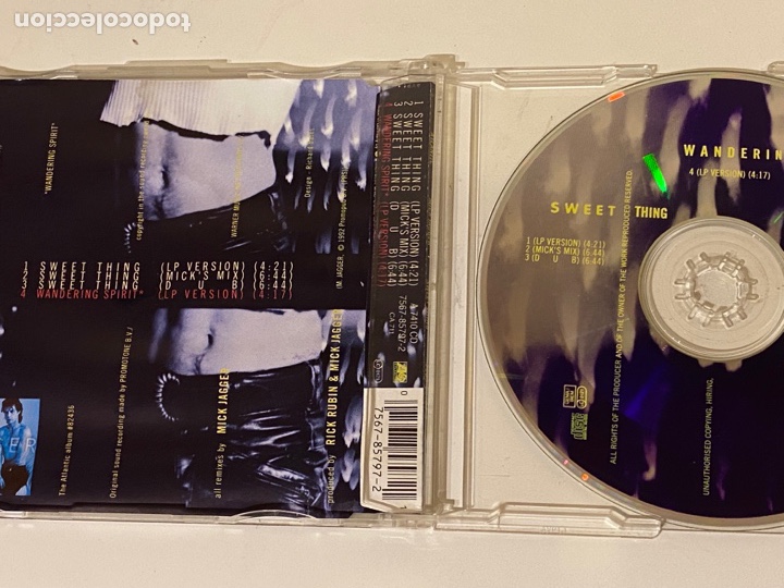 CDs de m&uacute;sica: Cd raro Mick Jagger Sweet thing - Foto 2