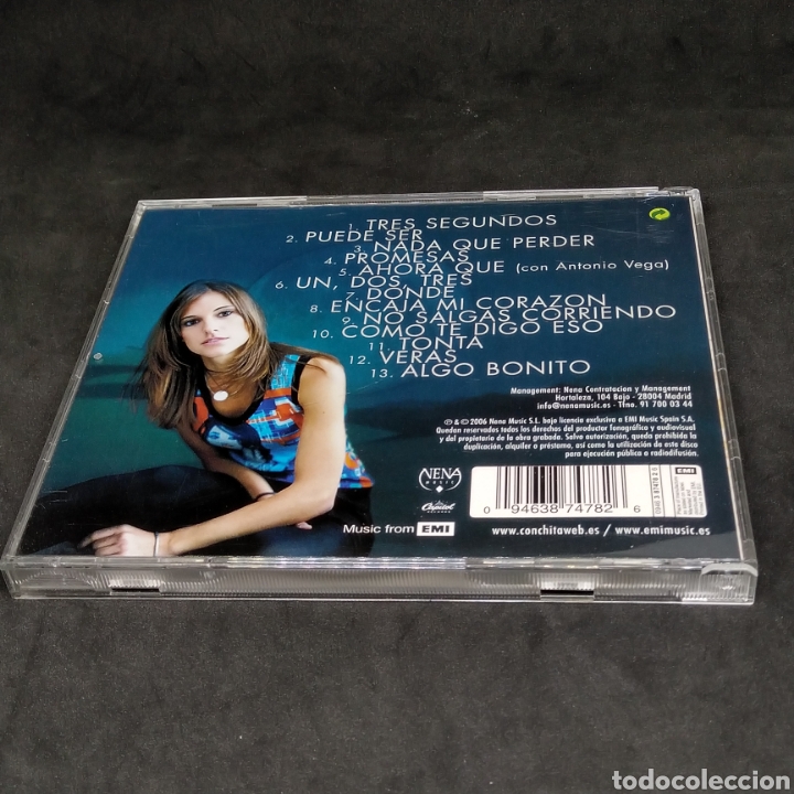 CDs de m&uacute;sica: CONCHITA - NADA M&Aacute;S - 2006 - CD - DISCO COMPROBADO - Foto 2