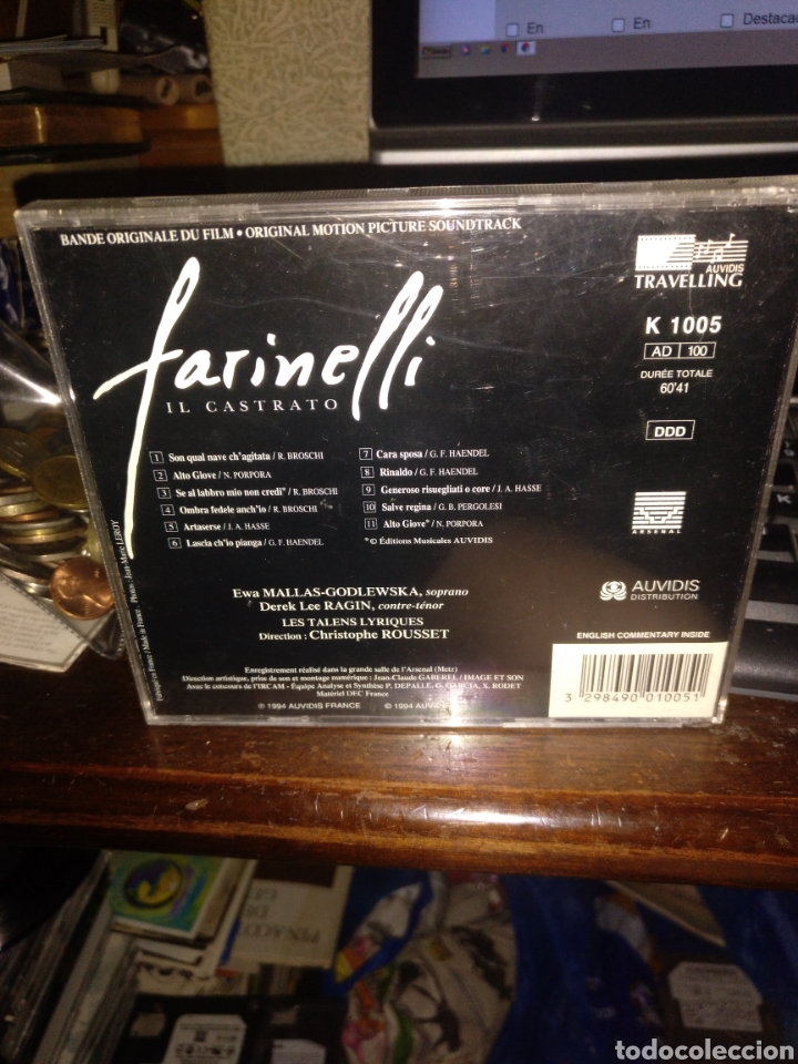 CDs de m&uacute;sica: Farinelli BSO - Foto 2