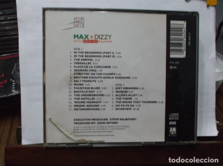 CDs de m&uacute;sica: MAX ROACH + DIZZY GILLESPIE - Foto 2