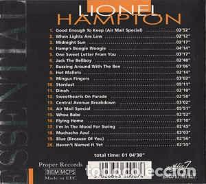 CDs de m&uacute;sica: Lionel Hampton - Lionel Hampton (CD, Comp) Label:Proper Records (2) Cat#: EMCD 07 - Foto 2