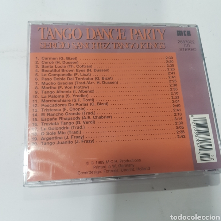 CDs de m&uacute;sica: SCD90 tango dance party &nbsp; -CD SEGUNDA MANO - Foto 2