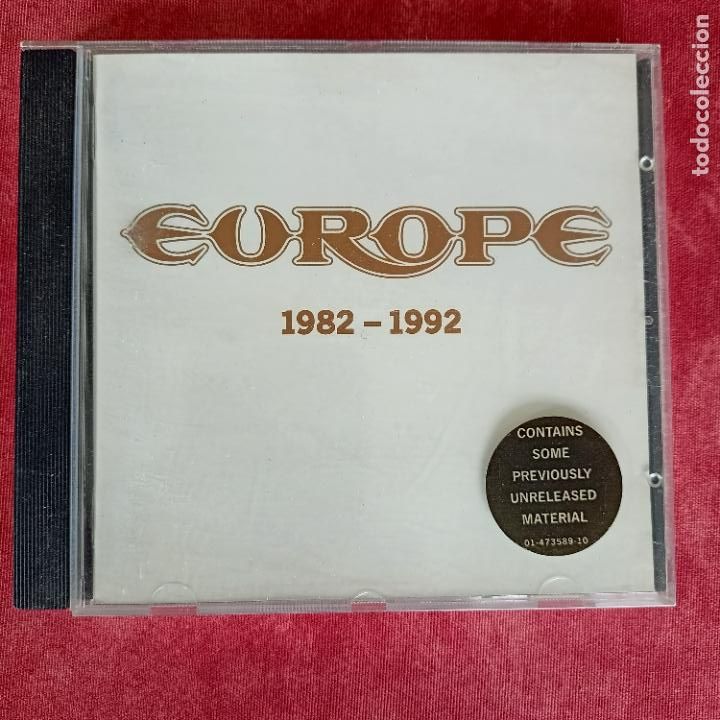CDs de m&uacute;sica: EUROPE / CD / 1982-1992 1993 - Foto 1