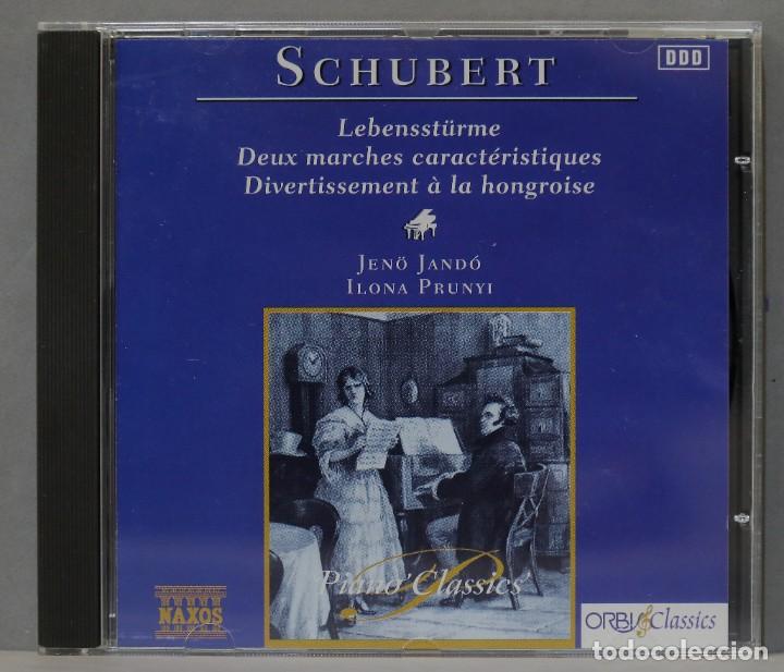 CDs de m&uacute;sica: CD. schubert. piano works for four hands. PRUNYI - Foto 1