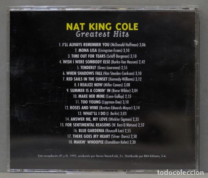 CDs de m&uacute;sica: CD. Nat King Cole. Greatest Hits - Foto 2