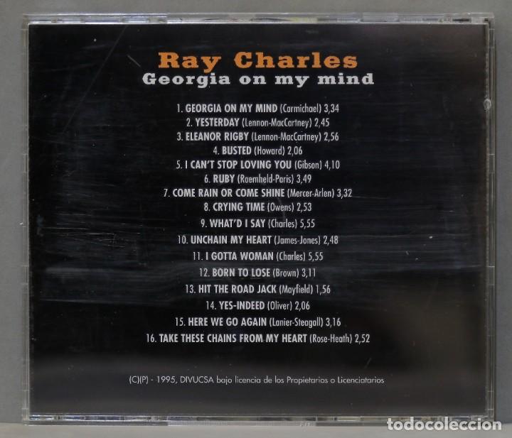 CDs de m&uacute;sica: CD. Ray Charles. georgia on my mind - Foto 2