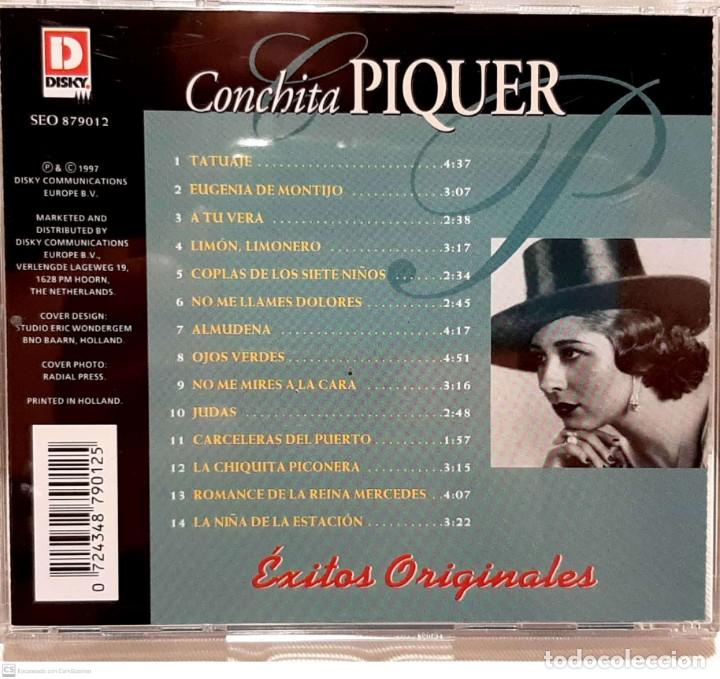 CDs de m&uacute;sica: Conchita Piquer &lrm;&ndash; &Eacute;xitos Originales - Foto 3