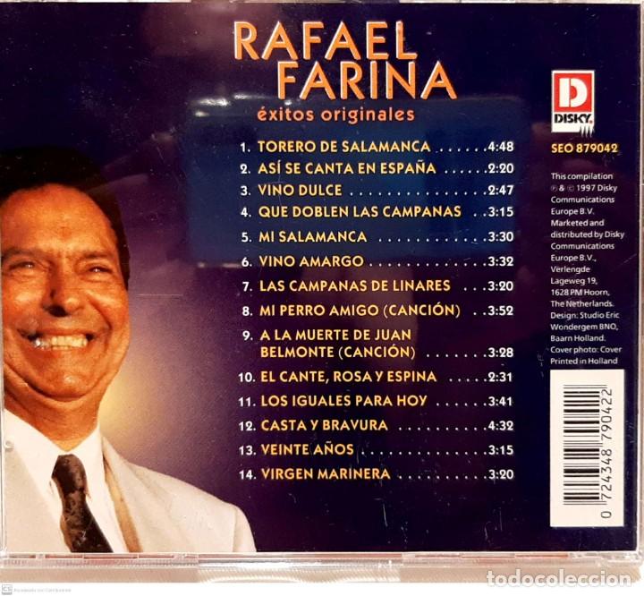 CDs de m&uacute;sica: Rafael Farina &lrm;&ndash; Exitos Originales - Foto 2