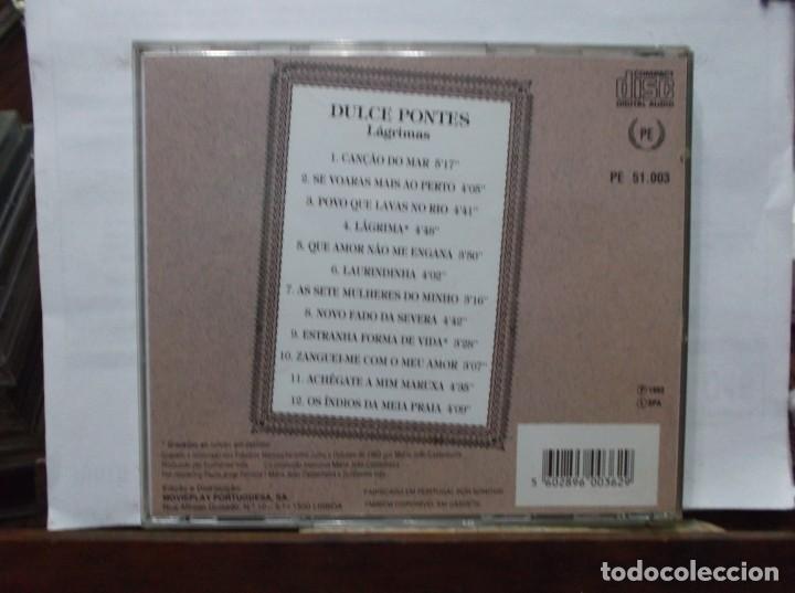 CDs de m&uacute;sica: DULCE PONTES - LAGRIMAS - Foto 2