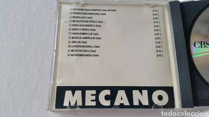 CDs de m&uacute;sica: Mecano, CBS S. A. 1990. - Foto 5