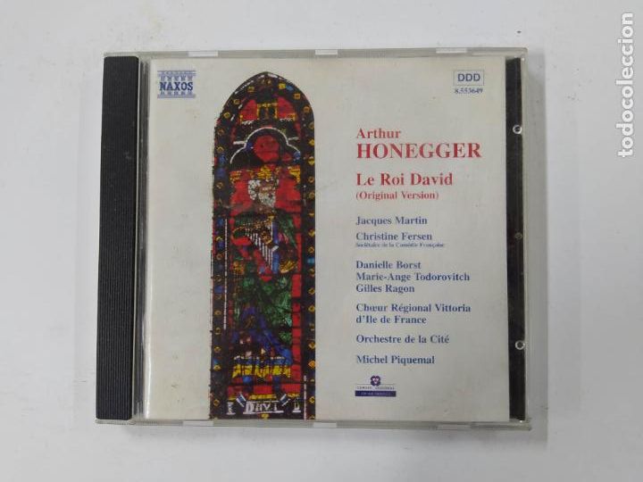CDs de m&uacute;sica: ARTHUR HONNEGER. LE ROI DAVID. DDD. CD. TDKCD40 - Foto 1
