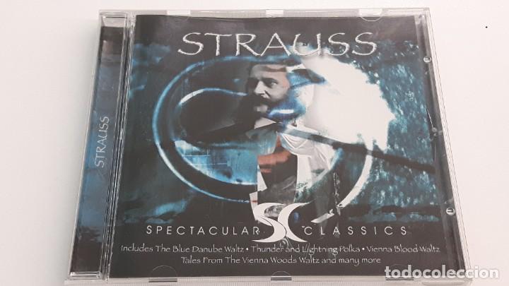 CDs de m&uacute;sica: CD STRAUSS - SPECTACULAR CLASSICS - Foto 1