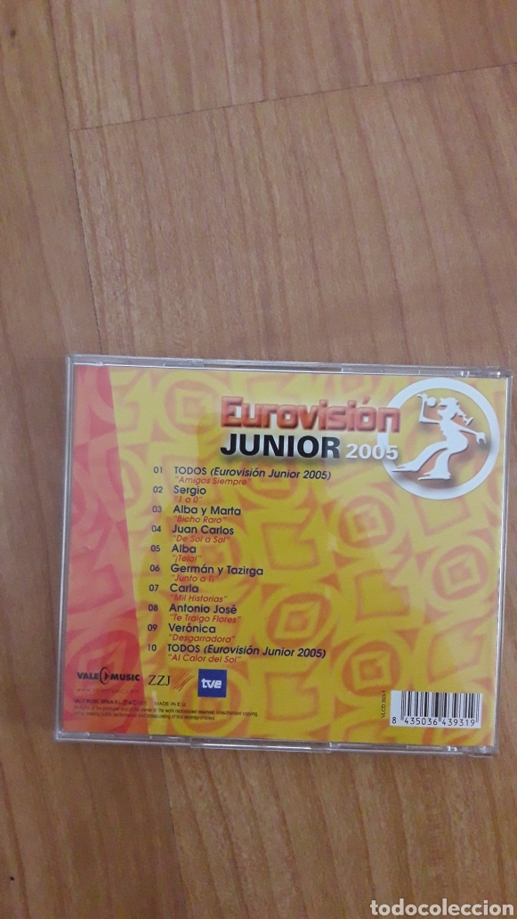 CDs de m&uacute;sica: EUROVISI&Oacute;N JUNIOR 2005 - Foto 2