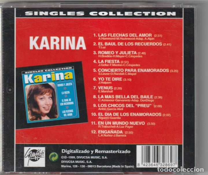 CDs de m&uacute;sica: KARINA - SINGLES COLLECTION (CD GRAFFITI 1999) - Foto 2
