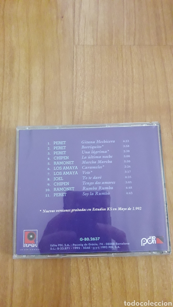 CDs de m&uacute;sica: PERET. GITANA HECHICERA - Foto 2