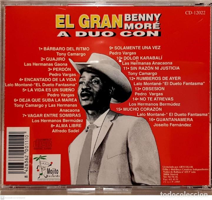 CDs de m&uacute;sica: EL GRAN BENNY MORE A DUO CON... - Foto 2