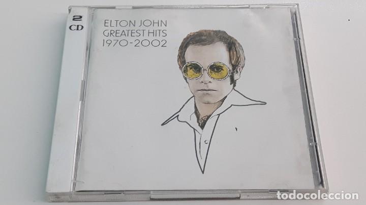 CDs de m&uacute;sica: 2 CD ELTON JOHN - GREATEST HITS - 1970/2002 - Foto 1