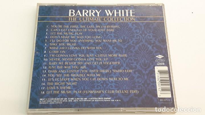 CDs de m&uacute;sica: CD BARRY WHITE - THW ULTIMATE COLLECTION - Foto 3