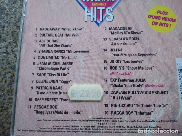CDs de m&uacute;sica: CD -- BOULEVARD DES HITS -- 20 TEMAS -- - Foto 2
