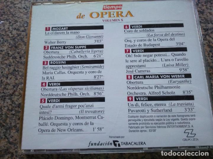 CDs de m&uacute;sica: TIEMPO DE OPERA -- VOLUMEN 10 -- - Foto 2