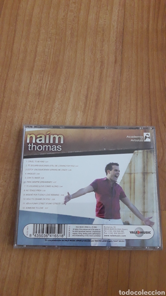 CDs de m&uacute;sica: NAIM THOMAS. NO TENGO PRISA - Foto 2