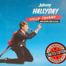 CDs de Música: JOHNNY HALLYDAY * CD * HELLO JOHNNY NOUS LES GARS, NOUS LES FILLES * 24 BITS REMASTERED * OBI * LTD