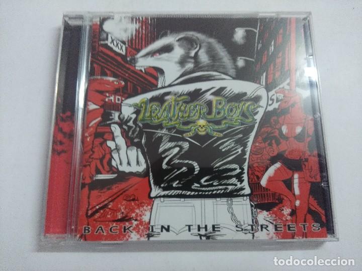 CDs de m&uacute;sica: CD/LEATHERBOYS/BACK IN THE STREETS. - Foto 1