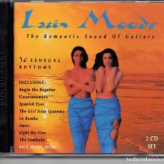 CDs de Música: LATIN MOODS -- THE ROMAMTIC SOUND OF GUITARS-- 36 HITS -2 CDS-( NUEVO & PRECINTADO )