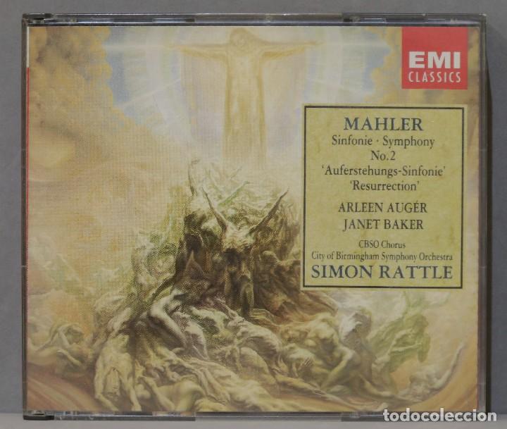 CDs de m&uacute;sica: 2 CD. Rattle. Symphony No. 2. &rdquo;Resurrection&rdquo;. MAHLER - Foto 1