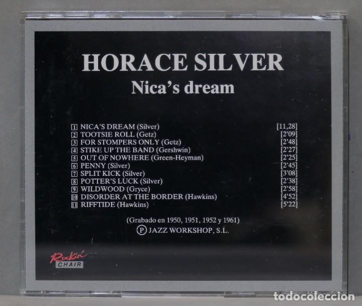 CDs de m&uacute;sica: CD. Horace Silver. Nica&acute;s Dream - Foto 2