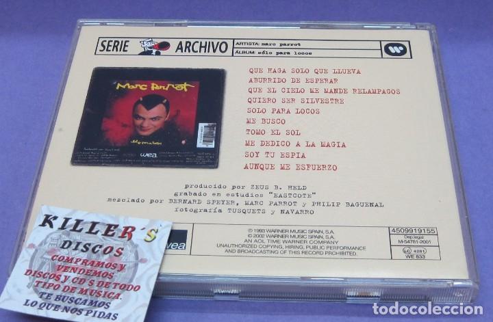 CDs de m&uacute;sica: Marc Parrot - Solo para locos - CD - Foto 2