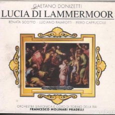 CDs de Música: LUCIA DI LAMMERMOOR: SCOTTO, PAVAROTTI, CAPUCCILLI NUEVO. PRECINTADO. Lote 287013328